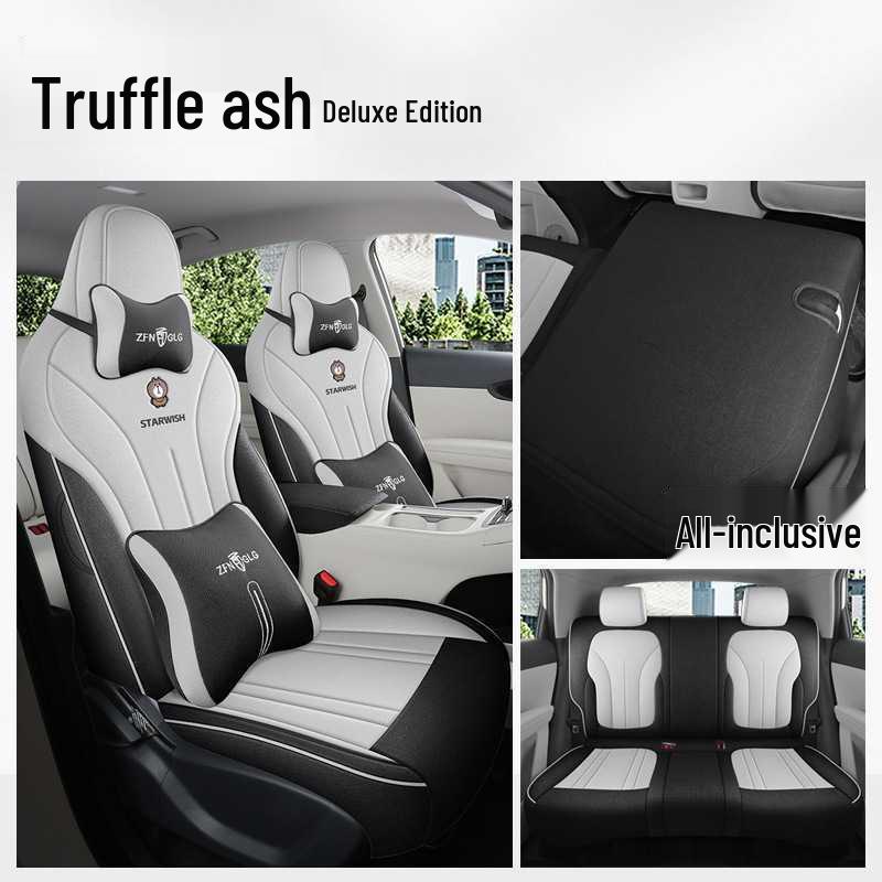 Geely Vision Cotton & Linen Seat Covers - All-Season, Full Coverage Universal Fit