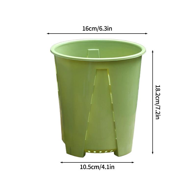 Plastic Flower Pot Orchid Root Control Plant Pot Breathable Nursery Pot Garden Planting Bonsai Seedling Potted Planters Supplies