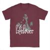 Lifelover Band Men's T Shirt Funny Tee Shirt Short Sleeve Crew Neck T-Shirt Pure Cotton Plus Size Tops