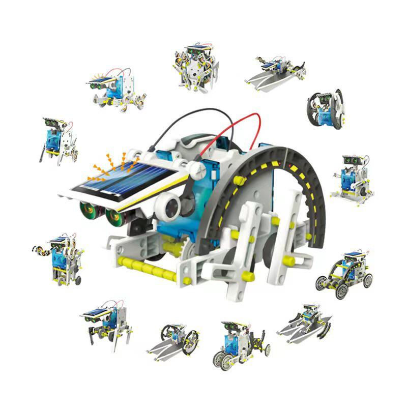 12-in-1 Solar Robot Science Kit: Educational DIY Toy for Kids