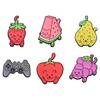 Charming Cute Cartoon Fruit Brooches Featuring Adorable Strawberry Watermelon Grape Designs