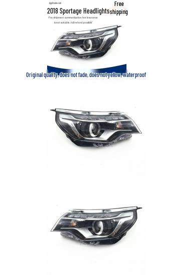 

High-Config Front Headlight Assembly for Kia Sportage 18-20 Models Premium High Transparency - Passenger Side