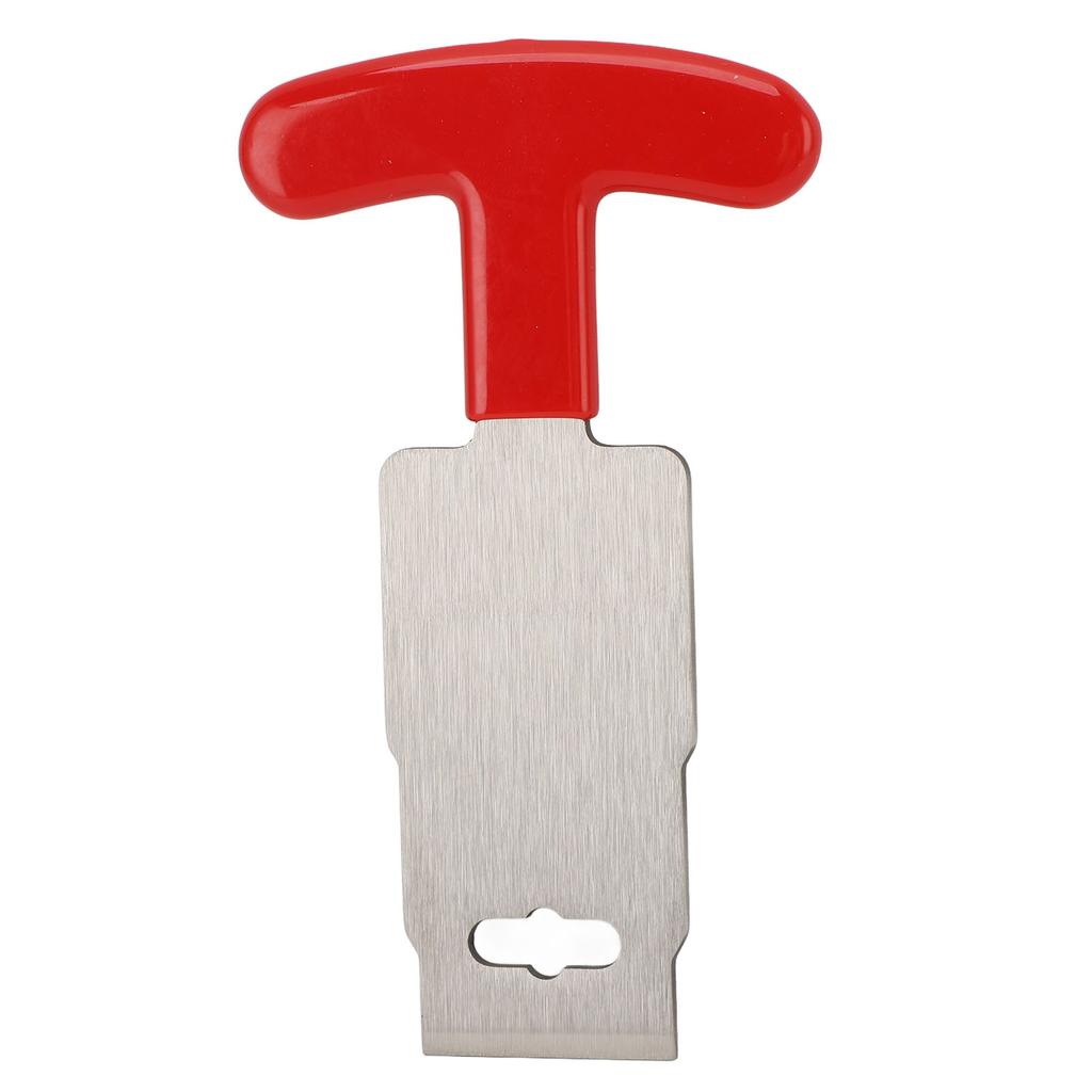 Swimming Pool Eyeball Seat Removal Tool, Stainless Steel Pool Plug Removal Tool with Rubber Handle for Swimming Pool,  a,