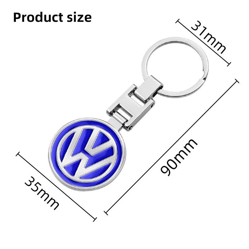 Car Styling Steel Keychain Key Ring For Volkswagen VW GOLF 4 5 6 Polo Passat B5 B7 Touareg Beetle Jetta B5 B6 B7 MK5 MK6 MK7 CC Sx5