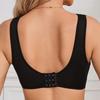 Sexy Deep V Gathered Side Bra Seamless Beautiful Back Hemispherical Cup No Wire Comfortable Underwear