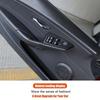 For BMW 6 Series E63 E64 2004-2009 ABS Carbon Fiber Car Door Window Lift Switch Button Frame Panel Trim Interior Car Accessories
