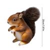 20cm Simulated Squirrel Plush Toy Cute Animal Stuffed Toys Gifts for Squirrel Animal Enthusiasts Kids Birthday Xmas Gifts Decor