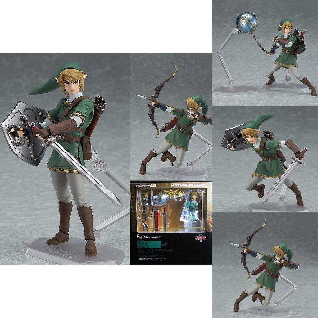 The 320 Figma Legend Of Zelda Twilight Princess Link Dx Ver Figure Toys Gift