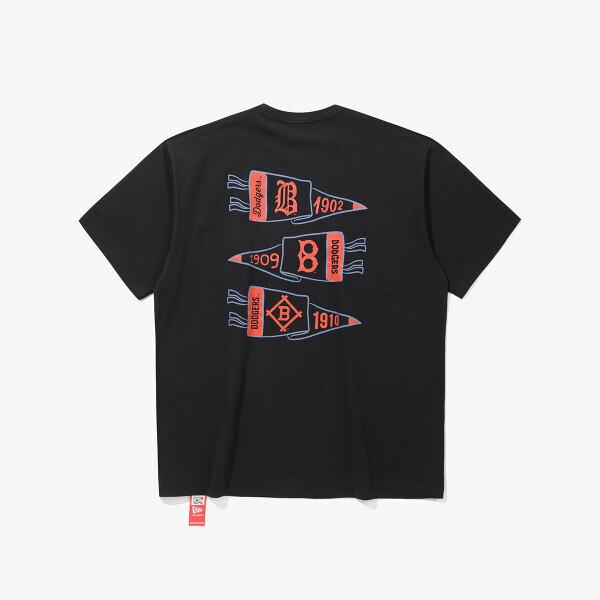 New Era Brooklyn Dodgers Flag T shirT Black 15147547