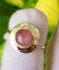 Natural  Pink Tourmaline Gemstone 925 Sterling Silver Designer  Ring Size 5.5 US