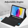 Redmi Pad 2 Tablet Case with Detachable Bluetooth Keyboard, Pen Slot, Round Cap, and Bluetooth Mouse