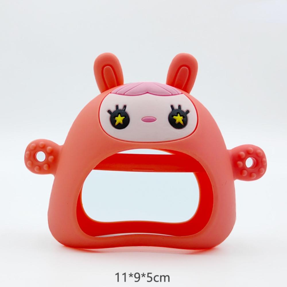 Never Drop Silicone Teething Toys for Babies,Infant Hand Teether Pacifiers Breastfeeding Babies, Teethers Toy For New Born