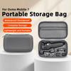 For DJI Osmo Mobile 7/7 Pro Carrying Case Portable Storage Bag Waterproof Travel Case with Mesh Pocket Handheld Gimbal Accessory