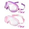 2 Pack Kids Swim Goggles For 3-15 Uv Protection Anti-Fog Pool Water Swimming Goggles For Boys Girls Youth Toddler