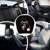 Halloween Printed Car Headrest Cover 2 Pcs Ice Silk Car Seat Headrest Cover Baby Seat Protector Accessories Interior Decorative