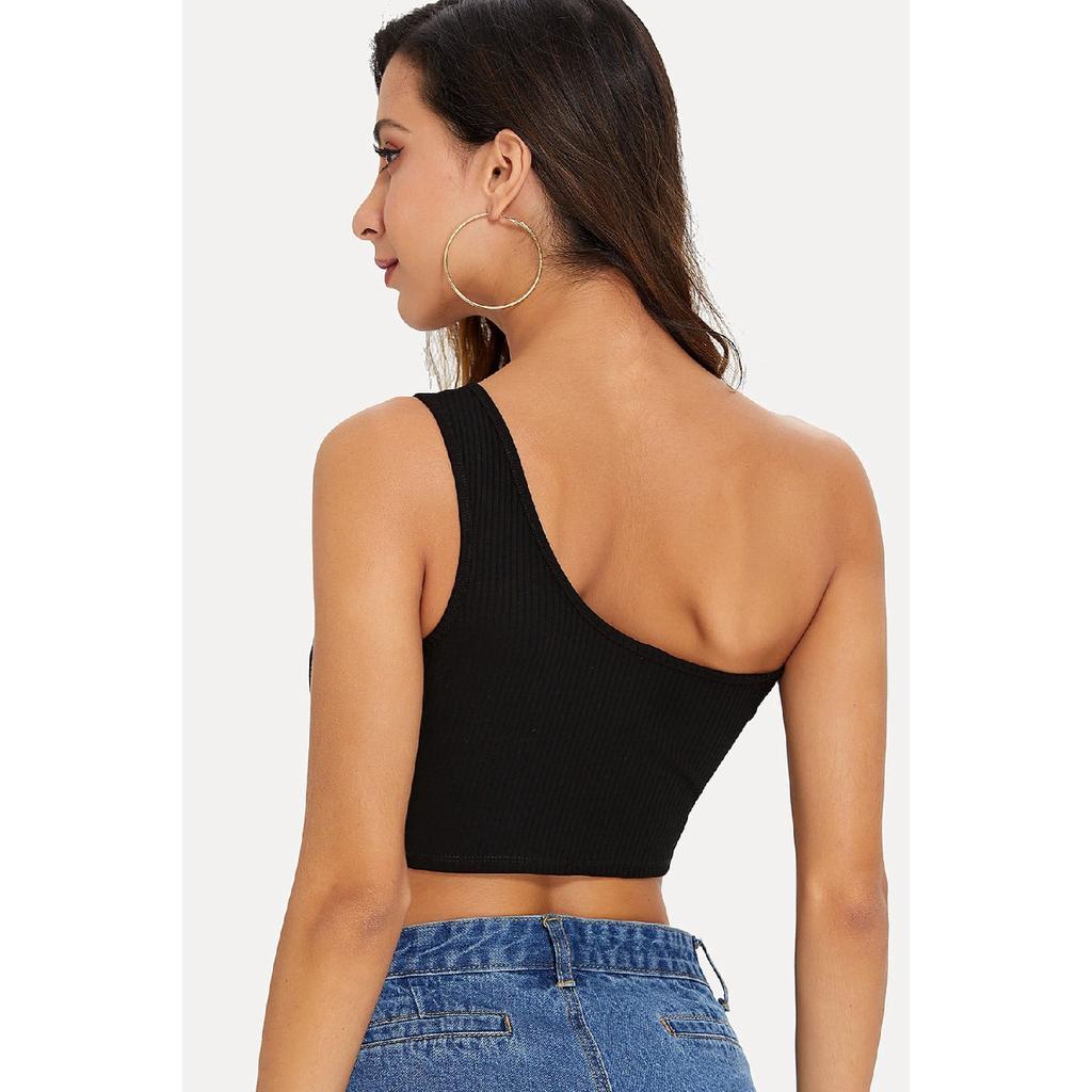 Women's White Crop Bustier