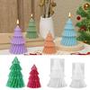 Christmas Tree Silicone Mold Flexible Non-Stick Mold Holiday-themed Resin Mold for Candles Chocolate Jelly Soap Making