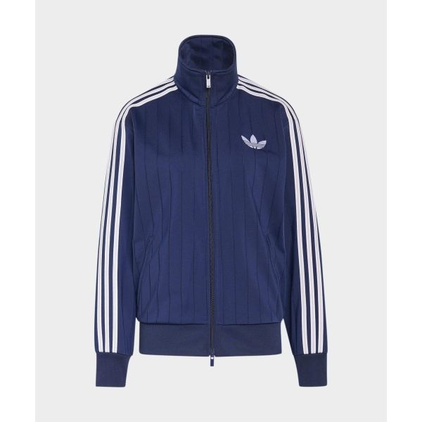 adidas Originals High Neck Loose Striped Jacket Women Jackets KS9983