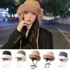 Winter Trapper Hat Thickened Headgear With Ear Flaps Winter Hat For Cold Protection Hiking Commuting Riding Traveling Indoor