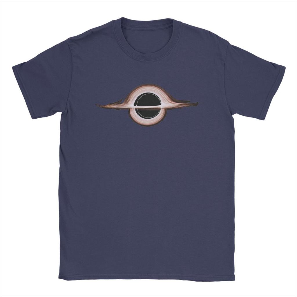 Men Black Hole Interstellar Movie T Shirts 100% Cotton Clothes Funny Short Sleeve O Neck Tee Shirt 6XL T-Shirts
