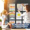 The New High-value Calm Corner Classroom Poster Student Emotional Roulette and Emotional Poster Mental Health Wall Decoration