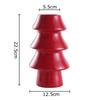 Creative Xmas Decorative Ceramic Vase Christmas Tree Shape Vases Table Decoration Flowers Arrangement Room Aesthetic Decor