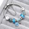 LUXY MOON Fashion Pure Hand Craft Bubble Cherry Vintage Crystal DIY Bracelet