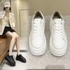 Thick-soled Heightening Women's Shoes Casual Sports Shoes Small Heightening Lightweight Student Board Shoes Women's Little White Shoes