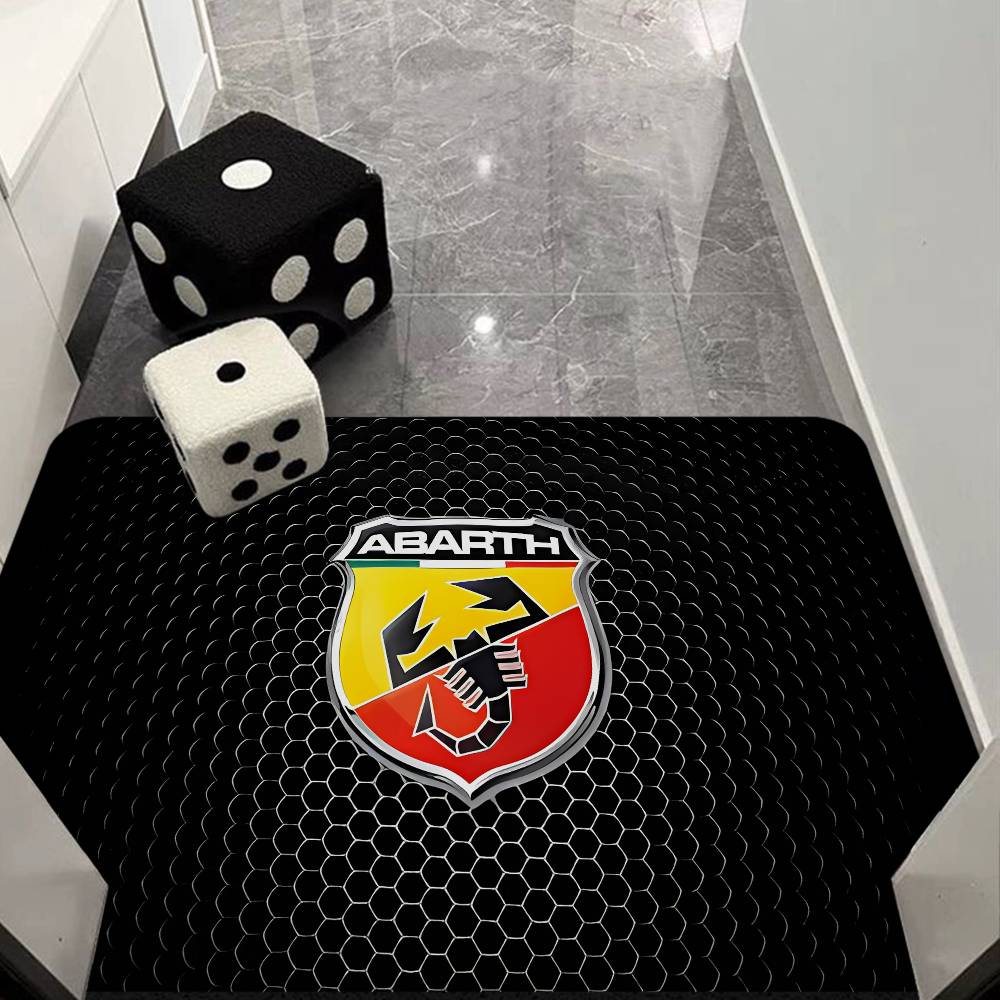 A-Abarth Bathroom Mat Kids Room Bedroom Decoration Balcony Anti-Slip Doormat Living Room Welcome Rug