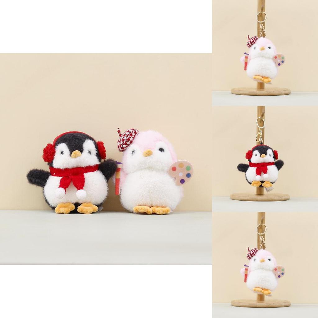 Jucărie de pluș pinguin animal drăguț pentru genți și decorațiuni auto