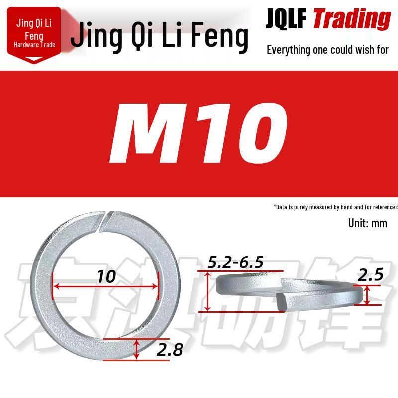 4.8 Grade M8-M36 Hot-Dip Galvanized Open Spring Washer