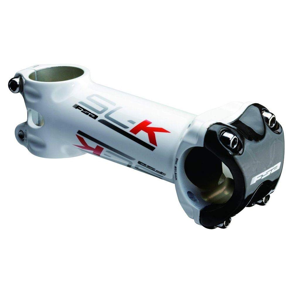 FSA Cycling Stem White UD Front Cap SL-K 31.8/100 175-3156