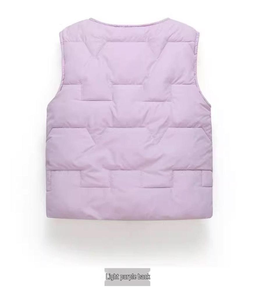 Korean Style Fleece-Lined Cotton Vest for Toddlers – Boys and Girls (Small To Large) Warm Autumn/Winter Clothing