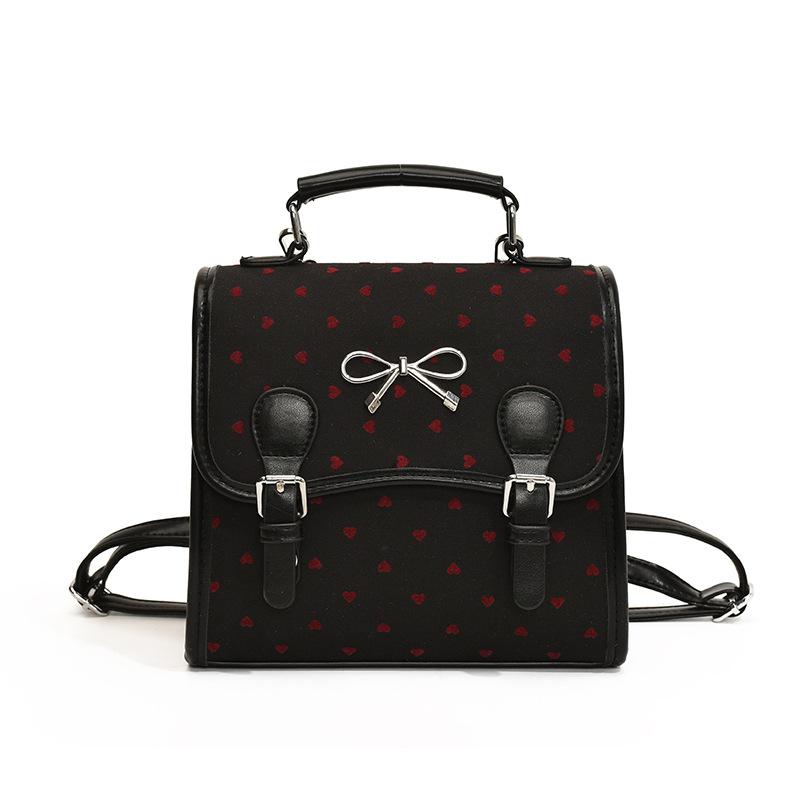 Plecak w stylu college w kropki modny plecak damski letni nowy plecak wszechstronna torba podróżna rekreacyjna