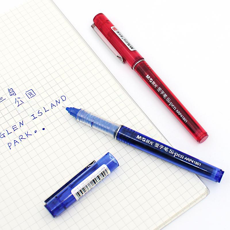 M&G 4/8/12/10/20pcs Gel Pen&Refill Set 0.5mm Black Red Blue Quick-drying Ink Water-based Ballpoint Pen Office Writing Stationery