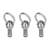 3PCS Beer Keg Relief Valve Replacement 304 Stainless Steel Keg Lid Pressure Release Valve