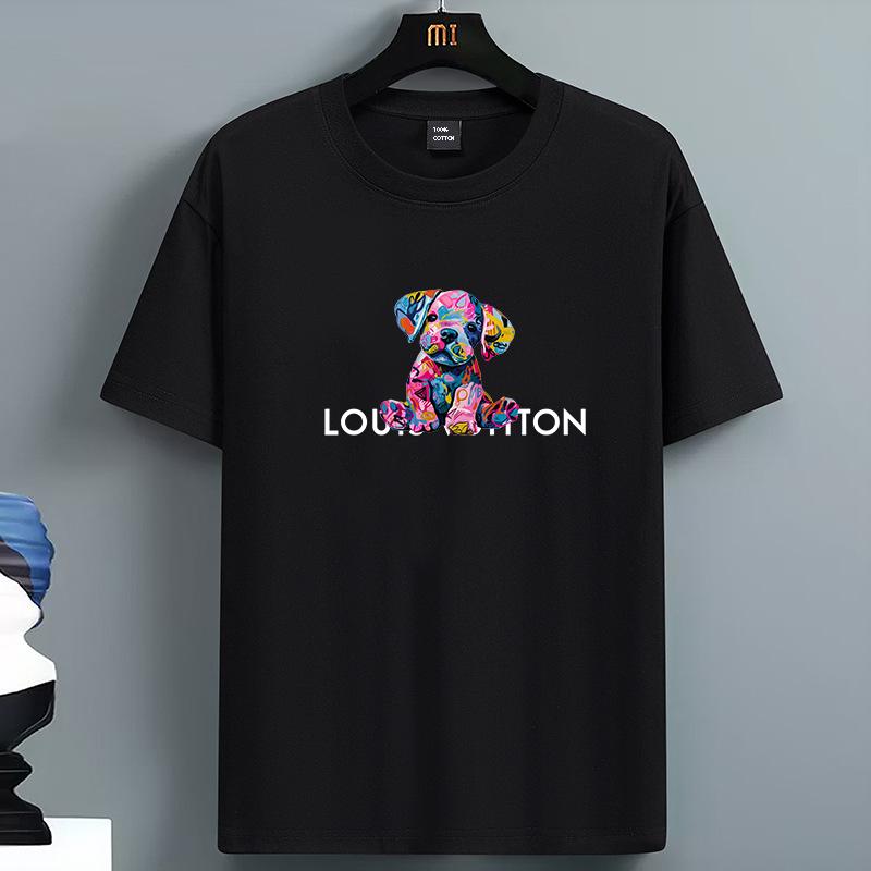 Luxury PrintTshirts for Men High Quality Louis Cotton Oneck Short Sleeved Summer Daily Casual Sports Cool Tees City Vibe Tops