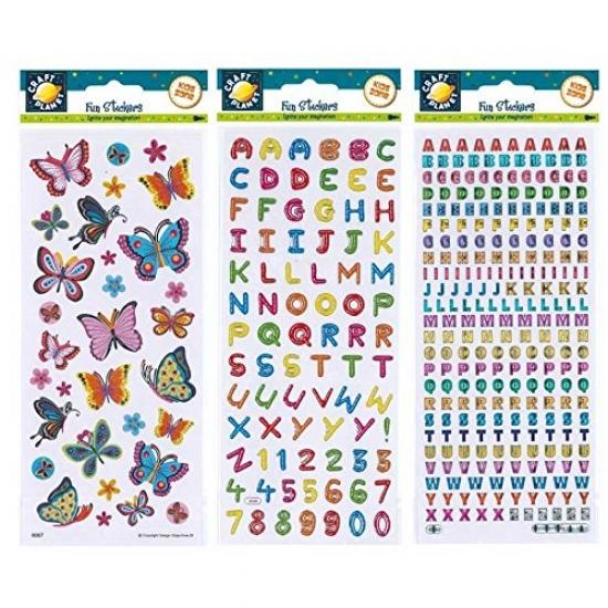 Craft Planet Blumen-Sticker Set – Bunte Aufkleber Zum Basteln, Für Karten, Alben & Deko (Multi-Design)