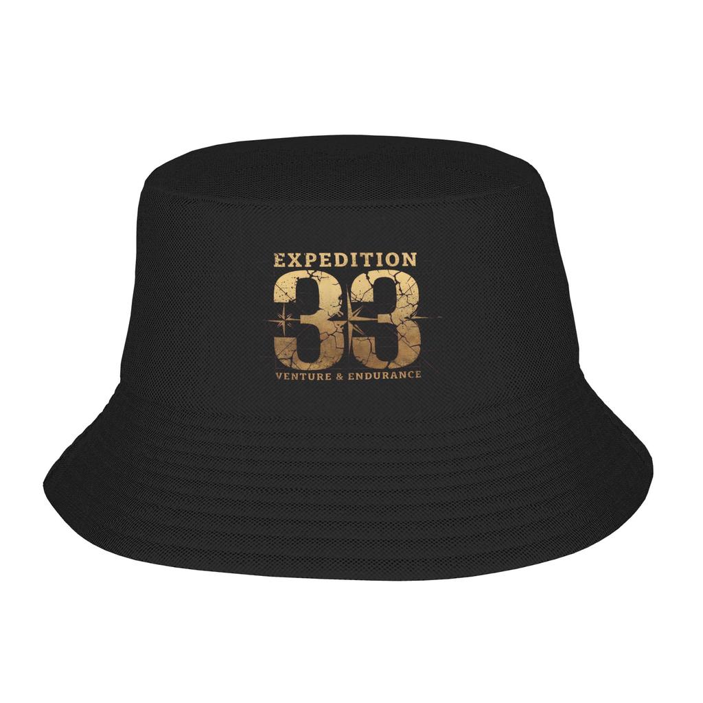 Expedition 33 Bucket Hat Spring Korean Fisherman Hats For Unisex Portable Fishing Caps Outdoor Printed Sunscreen Hats