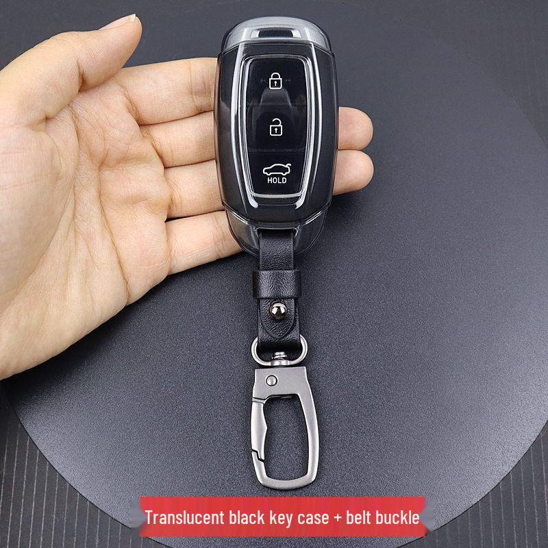Ultradünne transparente Schlüsseletui für Elantra, Fiesta, ix35, Sonata, Santa Fe, Genesis, Tucson, ix25
