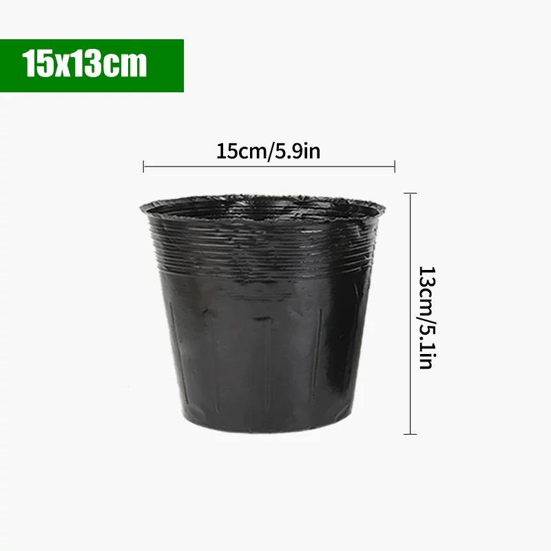 10 Stück Einwegbecher für Sämlinge im Kindergarten Kunststoff Dicke Sämlingsbecher Gemüse Anzucht Topf Garten Anzuchttasche Zubehör