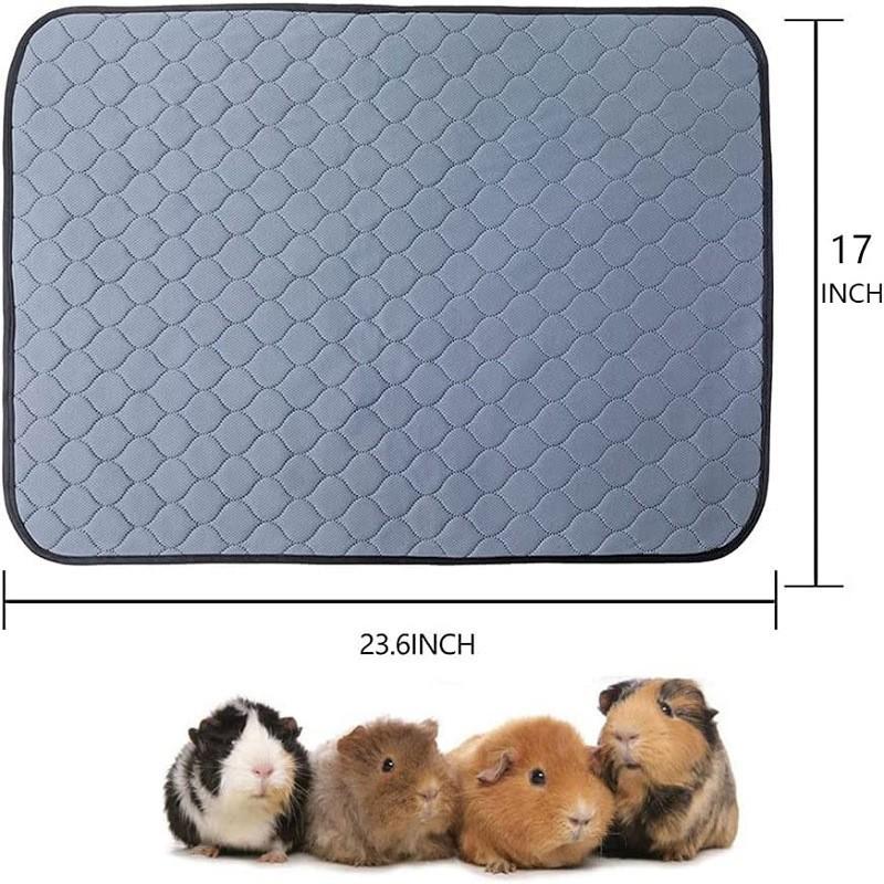 Absorpčná umývateľná podložka pre domáce zvieratá: Pre škrečky, králiky, psy a mačky - Podložka na moč a plienka 30x40cm gray