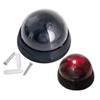 2 Pcs Dummy Security Camera Red LED Light Flashes Fake Dome Camera for Home Businesses Indoor