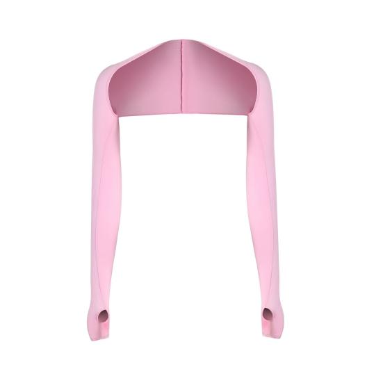 

Cooling Shawl Sun Protection Cooling Arm Sleeve Shawl Breathable Golf Shrug for Women Outdoor Sports Driving Cycling Fishing розовый