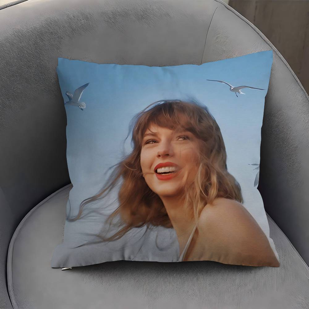 T-Taylors Swifts Personalized Picture Text Home Decorative Pillows Household Gifts 45X45Cm