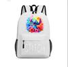 School Bag Cartoon Backpack Star Lightning School Bag Student Polyester Casual Printed Backpack Travel Bag