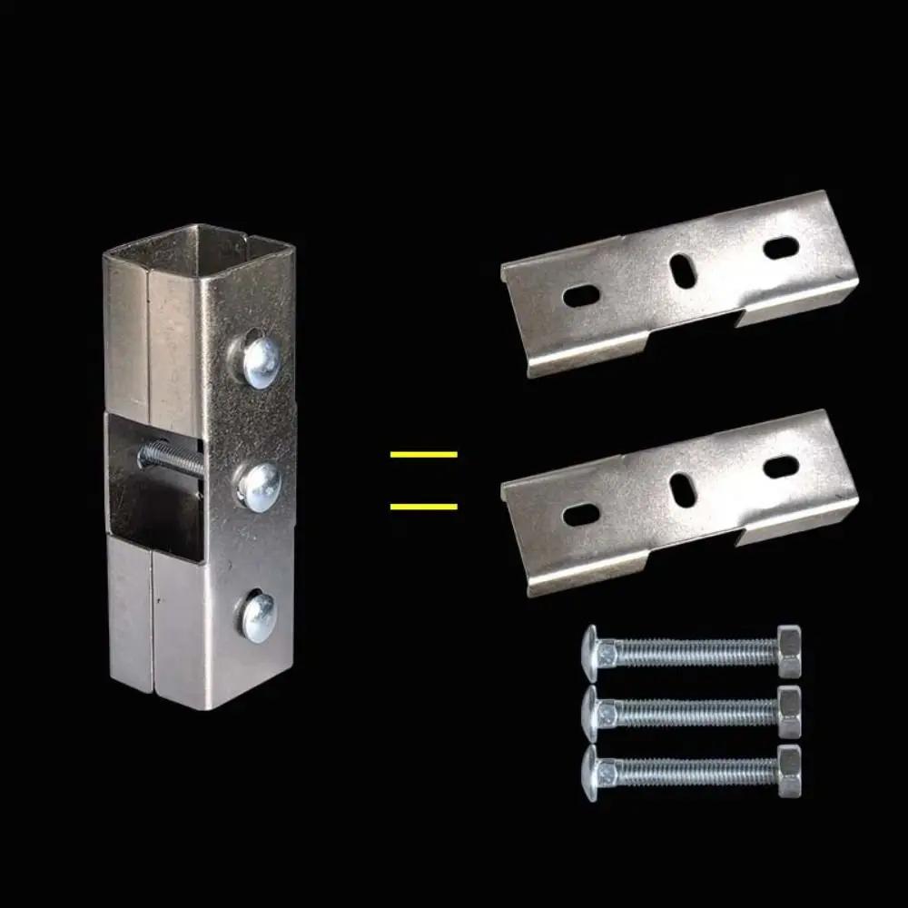 40*40mm Square Tube Connector solderless galvanizing Steel Joint Connector carbon steel Fixed Pipe Clamp Clip Fastener