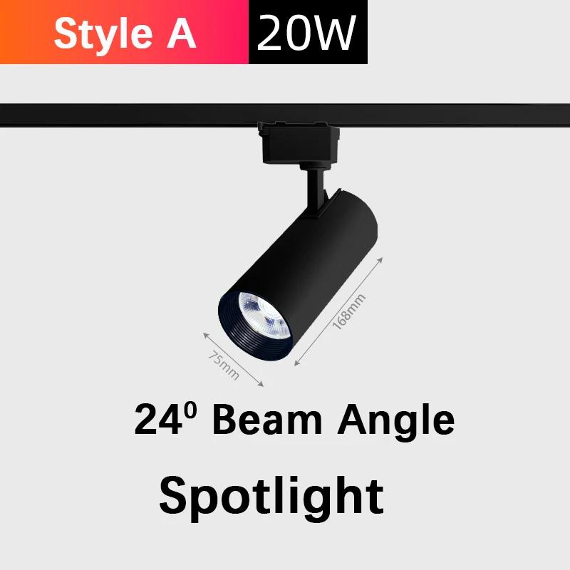 LED Track Light Anti-Glare Spotlight 110-265V 10-30W Warm White Cool White Natural White COB Chip Indoor Outdoor For Home Modern