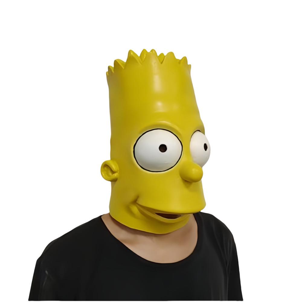 Halloween Simpsons Mask Latex Costume Headgear For Cosplay And Events Themed