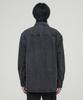 Minav Cracked Wash Denim Shirt Jacket [Dusty Black]